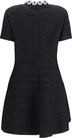 Valentino Womens Black Cotton Casual Dress