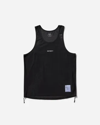 SATISFY Men s Space-O Singlet Black