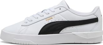 Puma Puma Womens Jada Classic Sneaker, Puma White-Puma Black-Puma Goal, 7 US