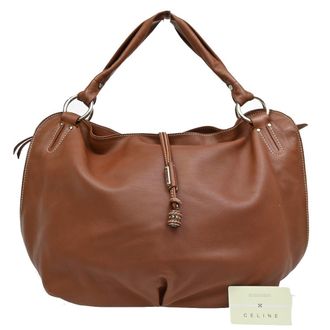 Celine Bittersweet Leather Brown Leather Handbag (Pre-Owned)
