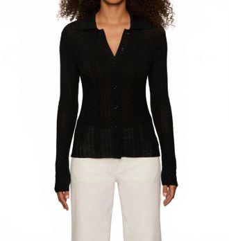 Sanctuary Dreamy Cable Shirt In Black