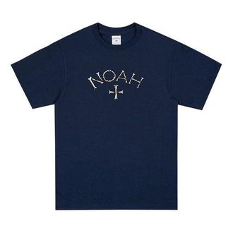 Noah Bones Core Logo T-shirt Navy T13FW20-NAVY
