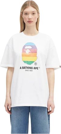 A Bathing Ape T-shirts - Dames - T-shirts - Wit - S - Katoen - Tops