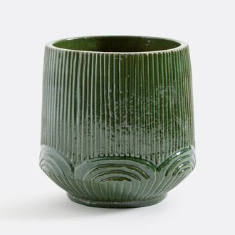 La Redoute Interieurs Bloempot in geglazuurd terracotta, hoogte 42,5 cm, VERILIA