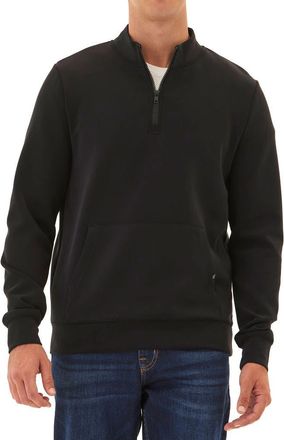 Threads 4 Thought Trevor Peached Half Zip Pullover in Black at Nordstrom, Size Xx-Large