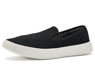 Allbirds Cruiser Slip-On Womens Flat Shoes Natural Black (Blizzard Sole) : 10.5 B - Medium, Synthetic