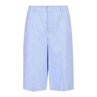 Iceberg Bermuda Shorts - Dames - Korte Broeken - Blauw - 2XS - Leer - Korte Broeken