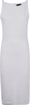 Emporio Armani Cotton Short Dress - Dames - Casual kleedjes - Wit - M - Katoen - Kleedjes