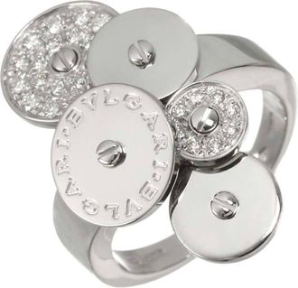 Bulgari White Gold (18K) Band Ring (Pre-Owned)