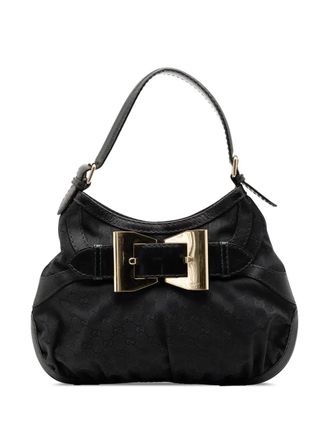 Gucci 2000-2015 GG Canvas Dialux Queen hobo bag - Black