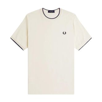 Fred Perry Hombre, Camisetas, Beige, Talla: XL