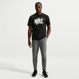 Nike Mens Unlimited Dri-FIT Zippered Cuff Versatile Pants in Grey | FB7548-084