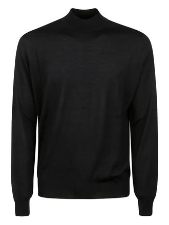 Alpha Industries turtleneck wool sweater - men - Merino - 50 - Blue