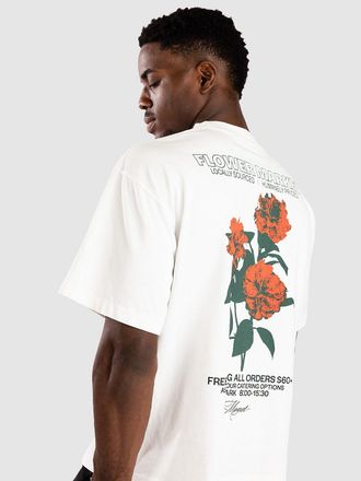 Monet Skateboards Flower Shop Cropped T-Shirt weiss