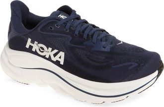 Hoka One One Clifton 10 Running Shoe in Navy /White at Nordstrom, Size 11.5