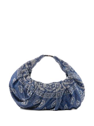 Benedetta Bruzziches crystal-embellishment tote bag - Blue