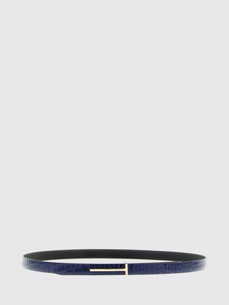 Tom Ford Cintura in pelle stampa cocco T Tom Ford