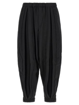 Comme Des Gar&ccedil;ons Black Polyester Casual Mens Pants