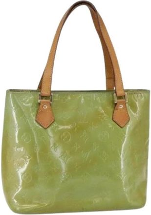 Louis Vuitton Pre-owned Vintage Tote Bag - Dames - Vintage Shopper - Groen - ONE Size - Leer - Vintage