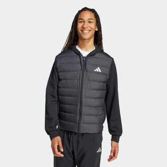 adidas Outdoorjacke ADIDAS SPORTSWEAR ESS LD HYB HD J, Herren, Gr. XXL, schwarz, Obermaterial: 70% Polyester, 30% Baumwolle. Wattierung: 80% Entendaune, 20% 