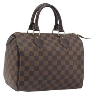 Louis Vuitton Pre-owned Speedy 25 Hand Bag - Dames - Pre-owned - Bruin - Maat: ONE Size Leer