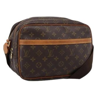 Louis Vuitton Pre-owned Monogram Canvas Shoulder Bag - Dames - Pre-owned - Bruin - Maat: ONE Size Leer