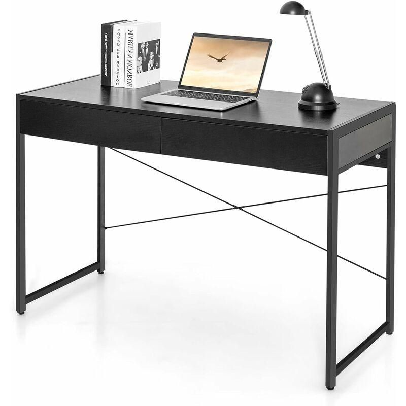 Scrivania/Tavolo Trucco COSTWAY 106.5x50x75.5 Cm: Con Cassetto, Leggera, Per Camera O Ufficio