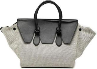 Celine Pre-owned The Tie Knot Handbag - Dames - Vintage Shopper - Grijs - ONE Size - Leer - Vintage