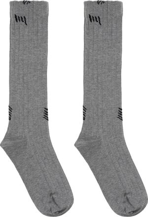 Marni Calzini con logo a intarsio - Grigio