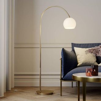 Lindby Lindby - Floor Lamp Cynthia made of Glass for Living Room & Dining Room