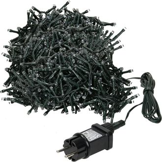 ECD Germany Luces de navidad 700 LED 14m blanco extra c&aacute;lido interior/exterior