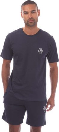 Jack & Jones Jack And Jones Heren Tag T-Shirt & Shorts Set (Marineblauw)