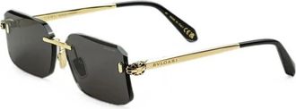 Bulgari Serpenti Forever Zonnebril - Dames - Zonnebrillen - Geel - 58 MM - Accessoires
