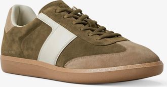 Michael Kors Jovie Color-Block Suede Sneaker