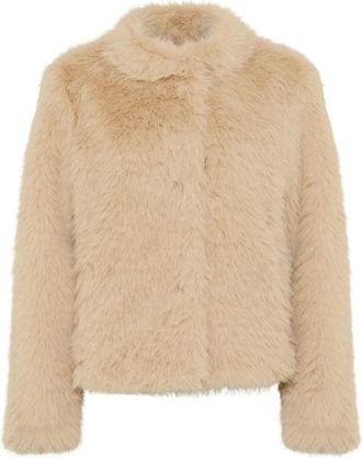 Fuchs Schmitt Giacca in pelliccia sintetica - - Jackets - Donna - Beige - L