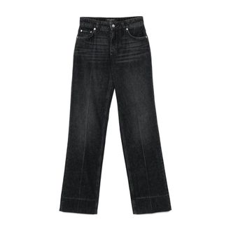 Dolce & Gabbana Five-pocket Denim Jeans - female - Dolce & Gabbana - Wide Jeans - Black - XS - Jeans