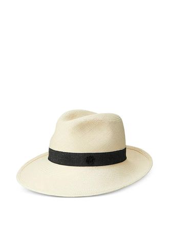Maison Michel Eric hat - unisex - Straw/Hemp - S - Neutrals