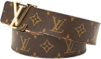 Louis Vuitton Pre-owned Reversible Monogram Belt - female - Louis Vuitton Vintage - Vintage Belts - Brown - ONE SIZE - Pre-owned