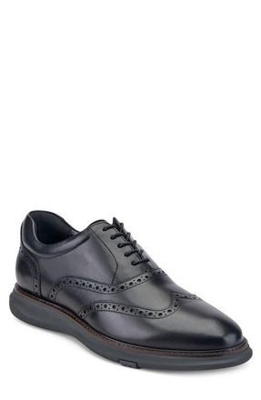Kenneth Cole Lendal Wingtip Oxford in Black/Charcoal at Nordstrom, Size 11.5