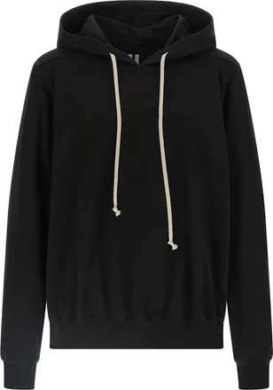 Rick Owens Black Cotton Mens Sweatshirt