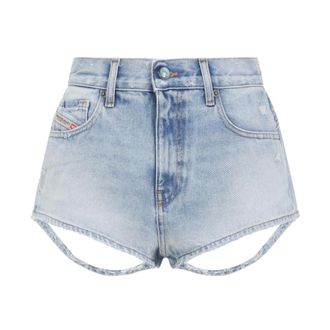 Diesel Dames, Korte broeken, Blauw, Maat: W30 Denim