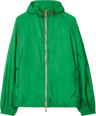 Burberry Giacca con dettaglio Vintage Check - Verde