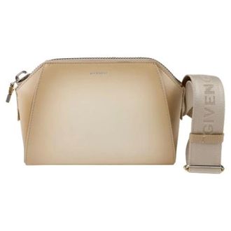 Givenchy Pre-owned Cross Body Bags, female, Beige, Size: ONE SIZE Pre-owned Antigona U Small Crossbody Bag