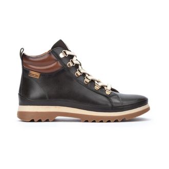 Pikolinos Groene Vigo Dameslaars - Dames - Veterlaarzen - Groen - 38 EU - Leer - Schoenen