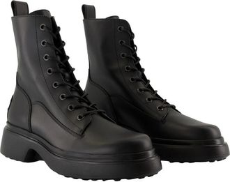 Tod's Womens Gomma 74l Ankle Boot Black Leather