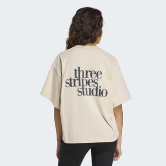 adidas T-Shirt ADIDAS SPORTSWEAR W 3SS GFX TEE2, Damen, Gr. XL, crystal linen, Obermaterial: 100% Baumwolle, Shirts T-Shirt