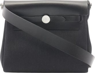 Herm&egrave;s Pre-owned Hermes Military Toile and Vache Hunter Herbag Zip 20 Ladies RVP6A6N6OB0KZ0PH