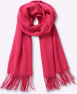 Heine Modeschal HEINE, Damen, lila (himbeere), Viskose, Modet&uuml;cher Modeschal