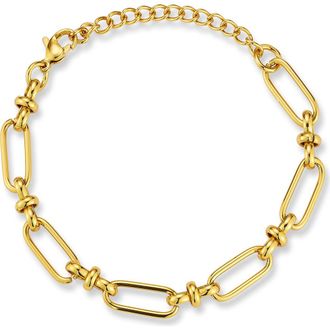 Glaze Jewelry Oval Link Chain Bracelet in Gold at Nordstrom Rack