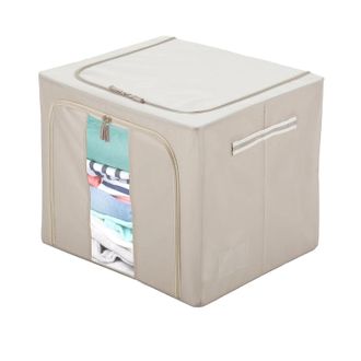 KASANOVA Scatola armadio 50x40x40 cm doppia cerniera tortora